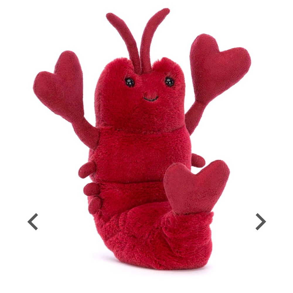 NWT JELLYCAT LOVE-ME LOBSTER *Retired* VALENTINE
